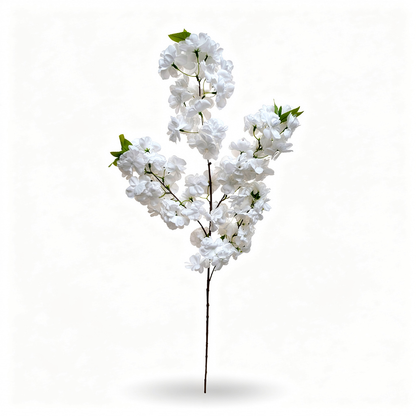 Ramură Artificială Decorativă cu Flori Tip Cireș 85 cm, Diverse Culori, 1 buc - 3