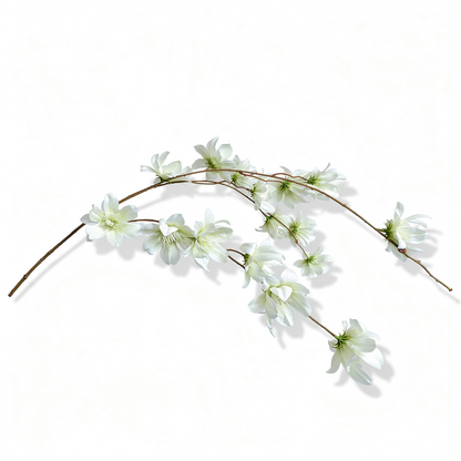 Crenguță Decorativă cu Flori 110 cm, Diverse Culori, Aspect Elegant și Natural, 1 buc - 4