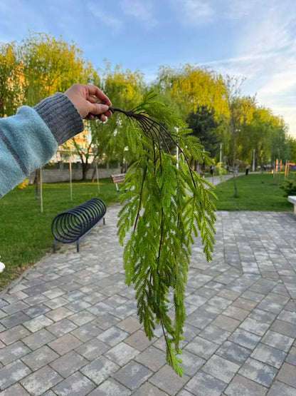 Planta artificiala curgatoare cu frunze inguste, 90 cm, verde, Ruyidecor