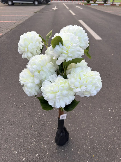 Planta crizantema artificiala decorativa, 90 cm, Ruyidecor