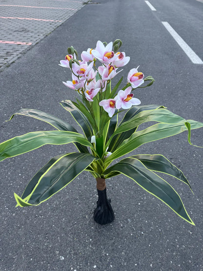 Planta orhidee artificiala decorativa, 85 cm, Ruyidecor