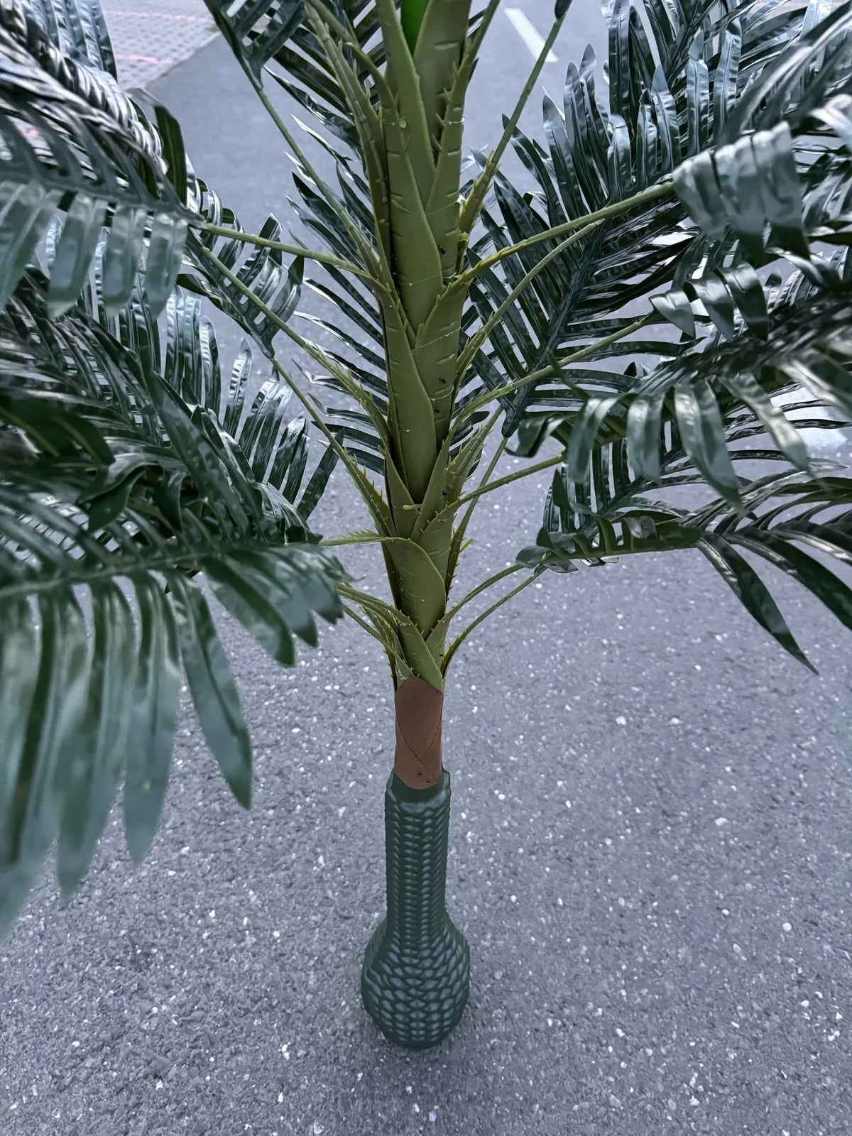 Planta palmier artificiala decorativa, 65 cm, verde, Ruyidecor