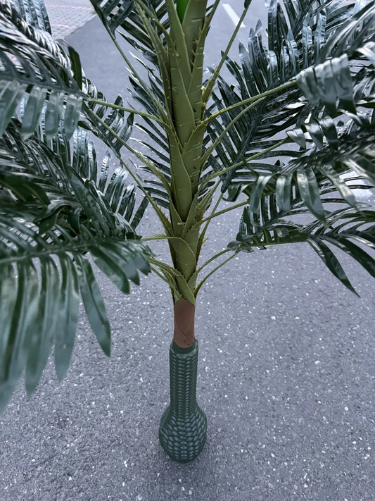Planta palmier artificiala decorativa, 65 cm, verde, Ruyidecor