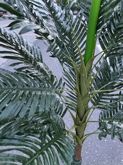 Planta palmier artificiala decorativa, 65 cm, verde, Ruyidecor