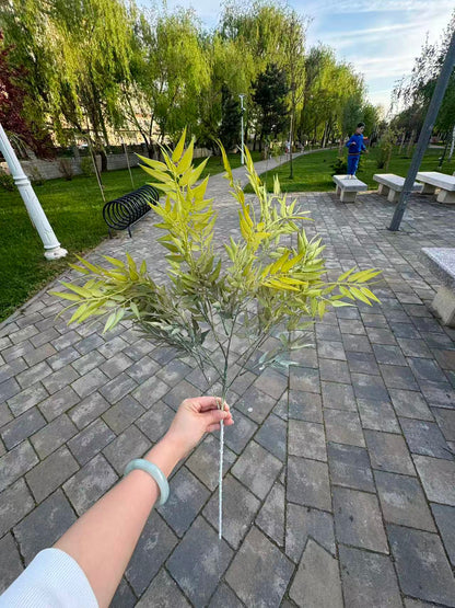 Ramura bambus artificiala, 85 cm, 4 culori, Ruyidecor