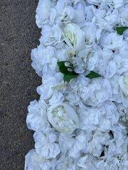 Panou decorativ cu flori artificiale Diverse Culori, 60x40 cm, Ruyidecor