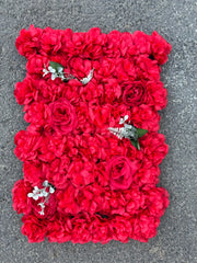 Panou decorativ cu flori artificiale Diverse Culori, 60x40 cm, Ruyidecor