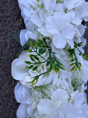 Panou decorativ cu flori artificiale Diverse Culori, 60x40 cm, Ruyidecor