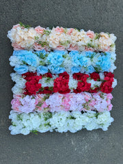 Arc de nuntă artificial cu flori decorative, 88x12 cm, Ruyidecor