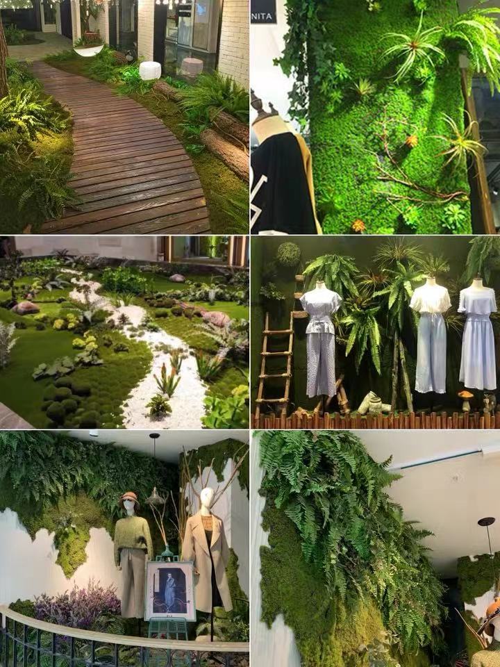 Covor artificial cu un aspect natural 1m*1m cu o culoare deosebit de realistă